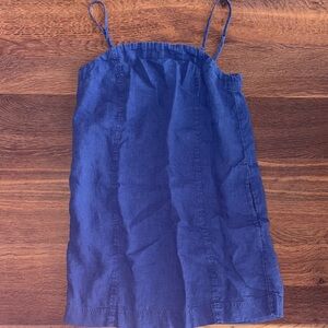 Madewell Indigo Spaghetti Strap Dress